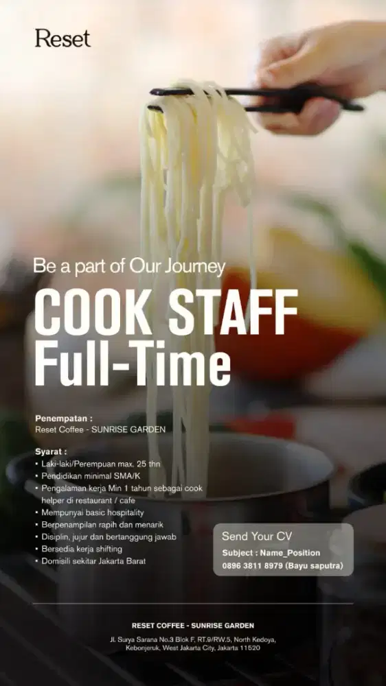 Loker COOK HELPER