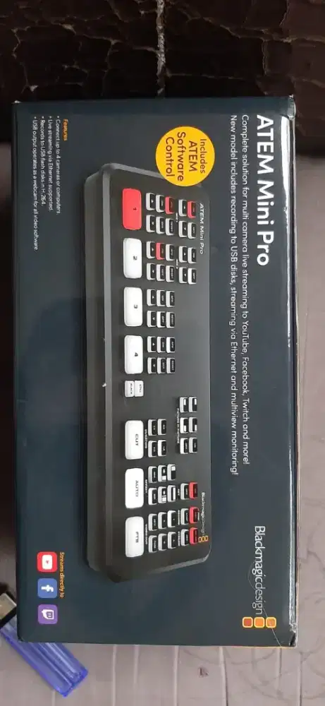 Jual blacmagic video n camera switcher