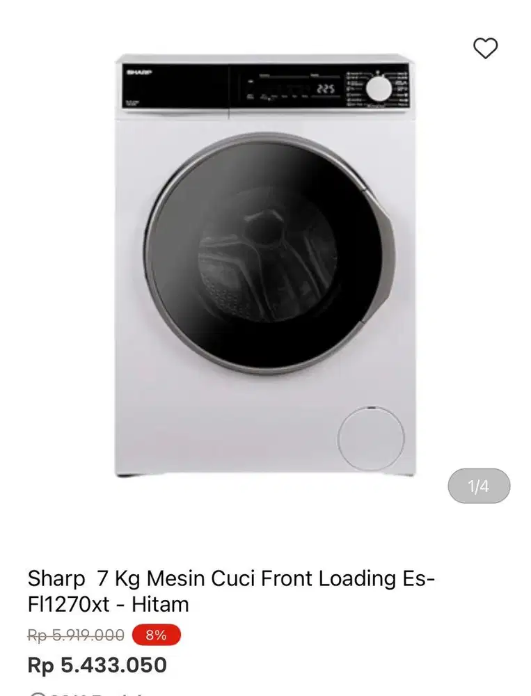 WM FRONT LOAD SHARP 7kg