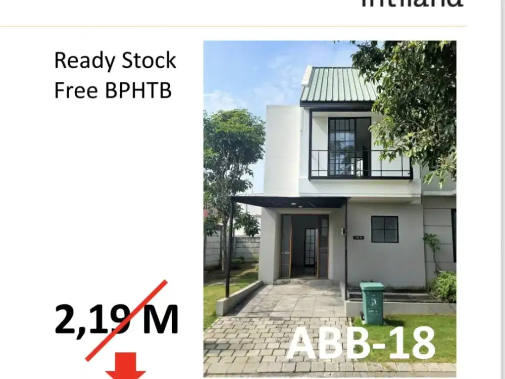 JUAL RUMAH ALAMANDA GRAHA NATURA SURABAYA TER MURAH