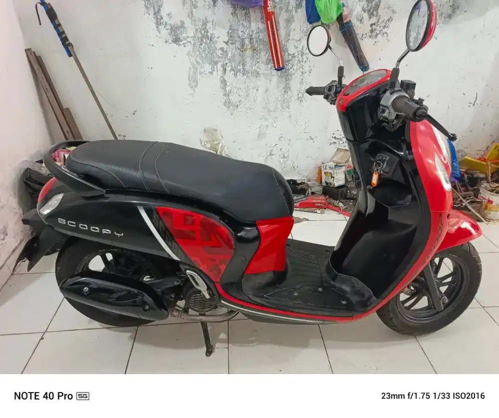 Jual beli scoopy th 2021 samping kompelik Andika hairi motor bjm