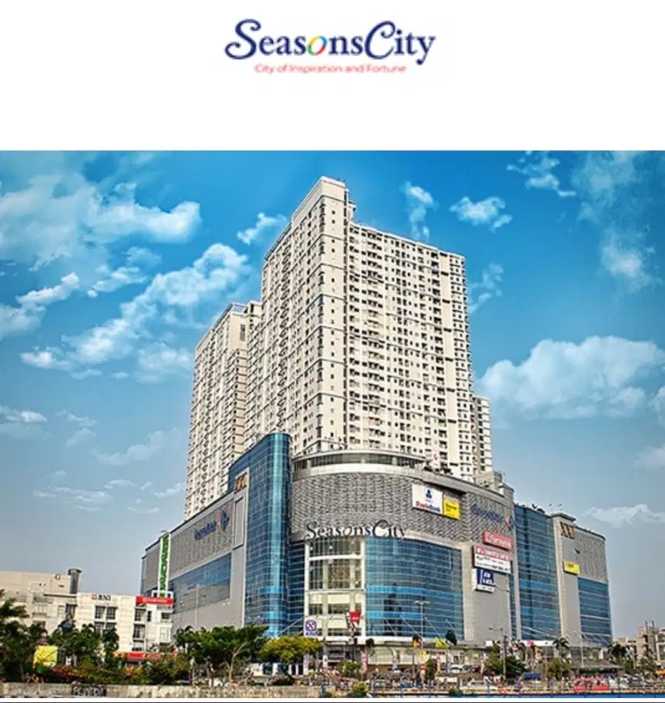 Di jual apartment season city sertifikat hak milik,kondisi bagus,view
