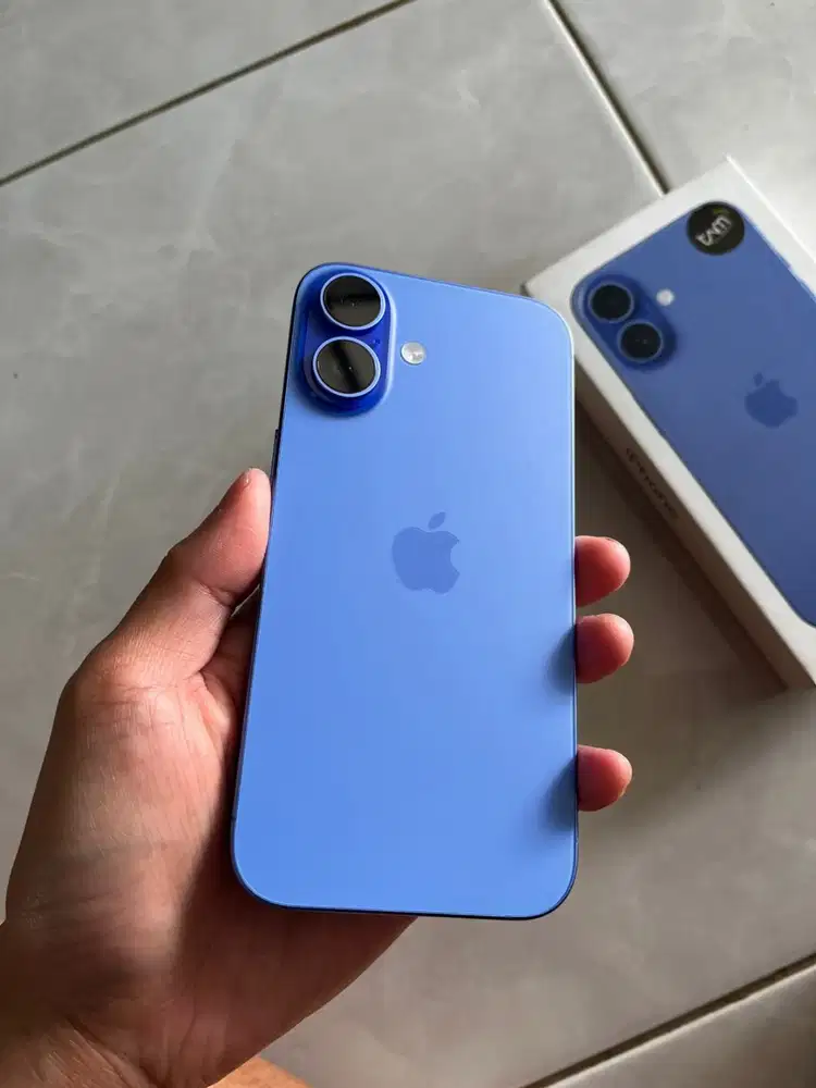 Iphone 16 Storage 256 GB Warna Biru / Ultramarine Garansi Resmi IBOX