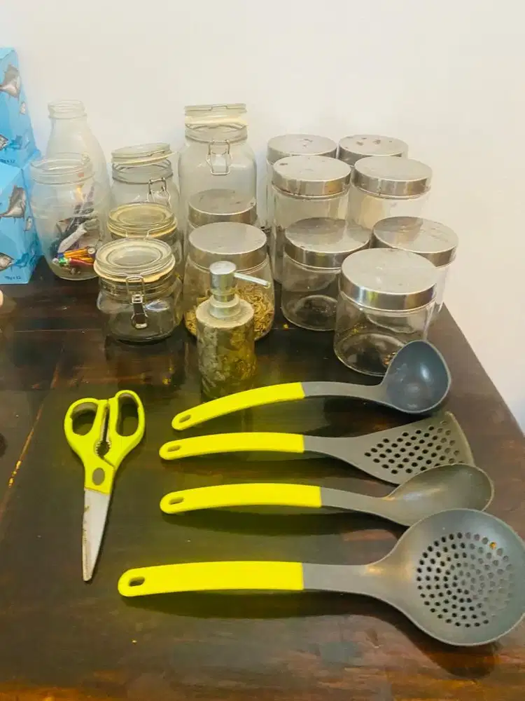 200Toples kaca & food container murah