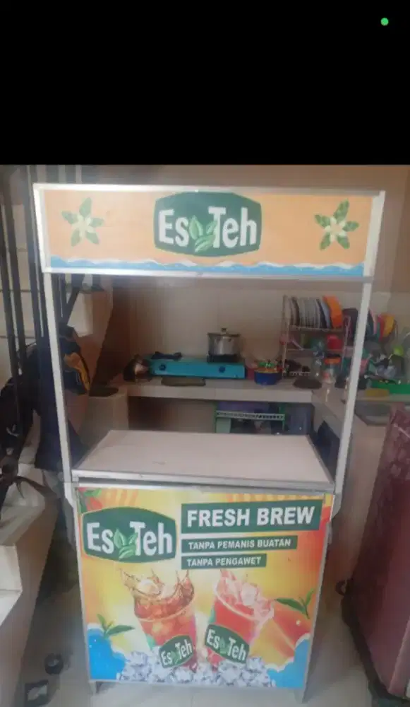 Dijual booth esteh mulus dan murah