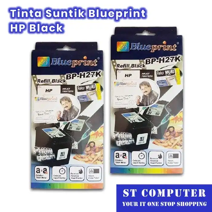 Tinta Suntik Blueprint HP Black