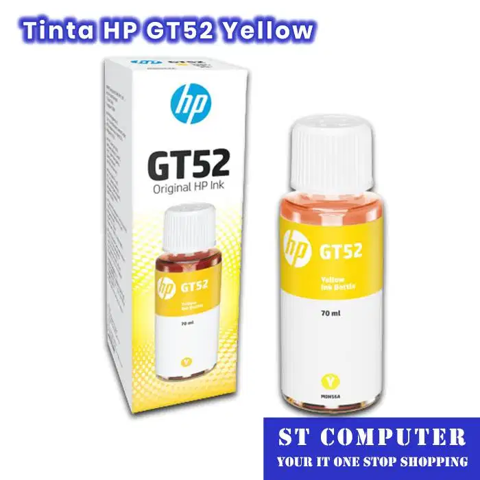 Tinta HP GT52 Yellow