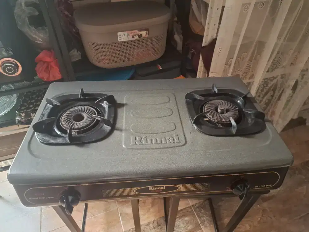 Kompor Gas Rinnai 2 Tungku RI BGX 712
