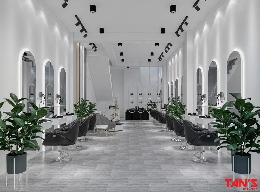 Kapster/stylist di tempat kan salon cabang glamor salon