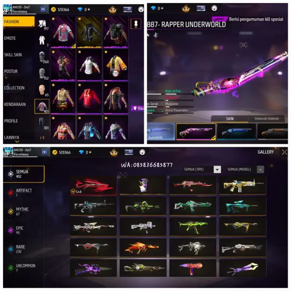 JUAL AKUN FF AMAN DAN TERPERCAYA