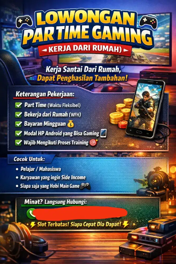 Dibutuhkan pemain game