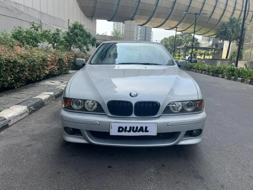 KM 79ribu! BMW 520i E39 2.2 AT 2003 SILVER ON GREY! PAJAK HIDUP! MULUS