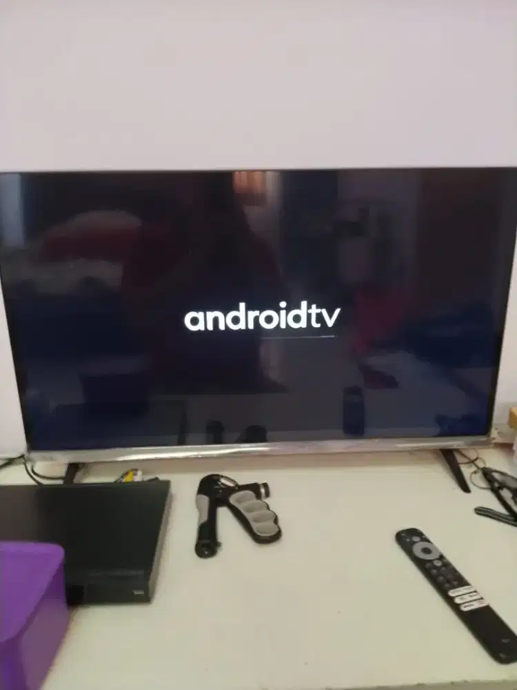 TV LED Android 11 TCL 32A7 32 Black Mulus Segel Ori