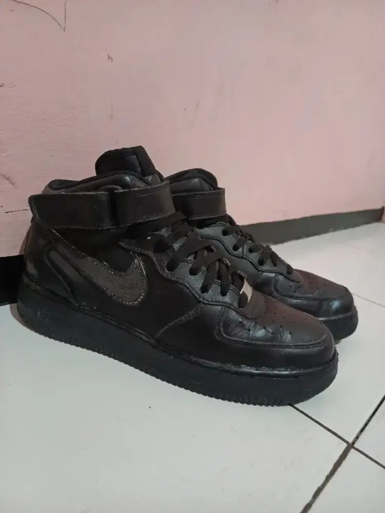 Nike AF1 mid fullblack