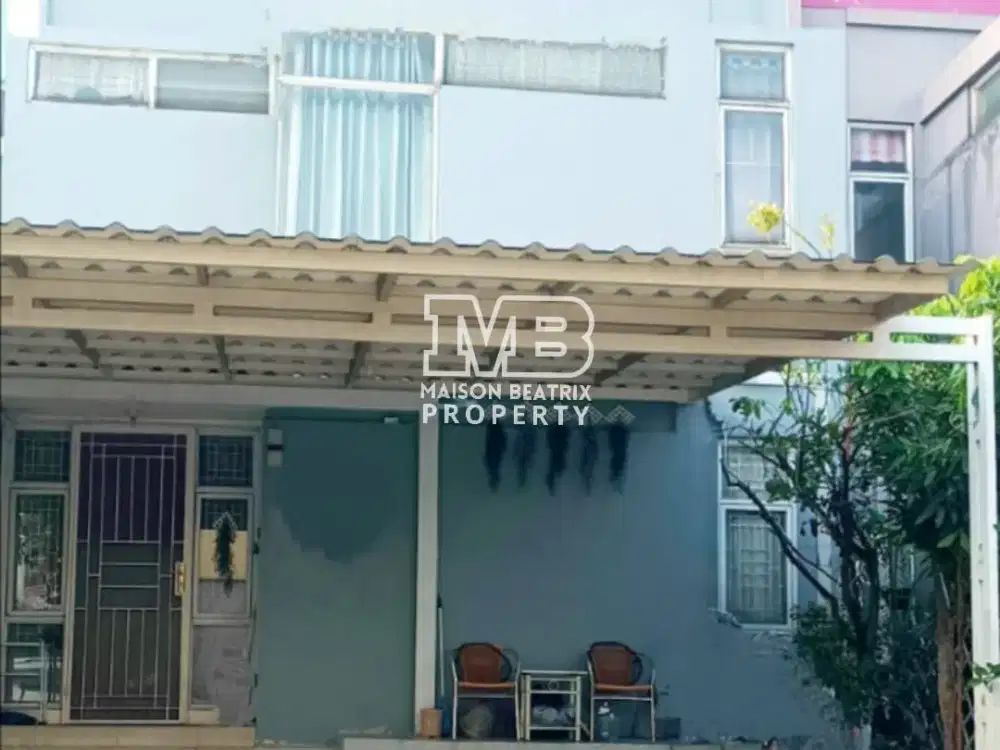 DIJUAL CEPAT NEGO SEMI FURNISHED RUMAH 2 LT SIAP HUNI DI ICON BSD