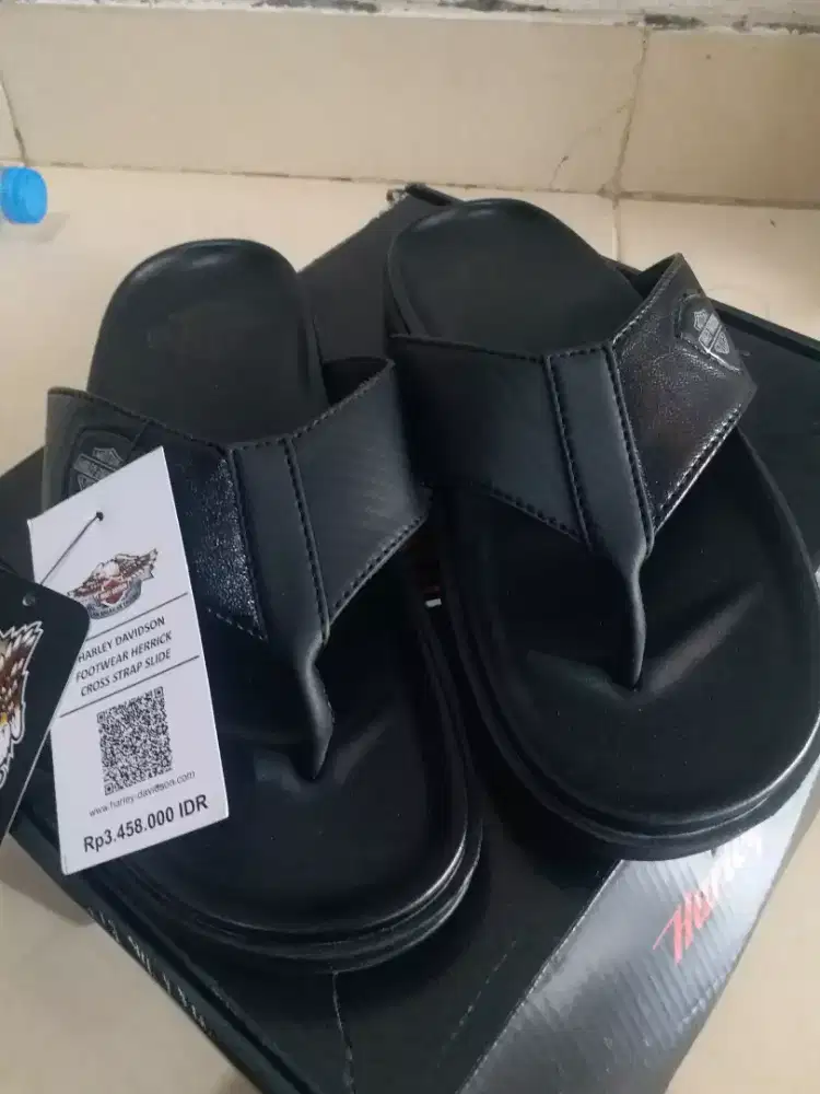 Sandal Harley Davidson Original Size 43, Baru Fulltag