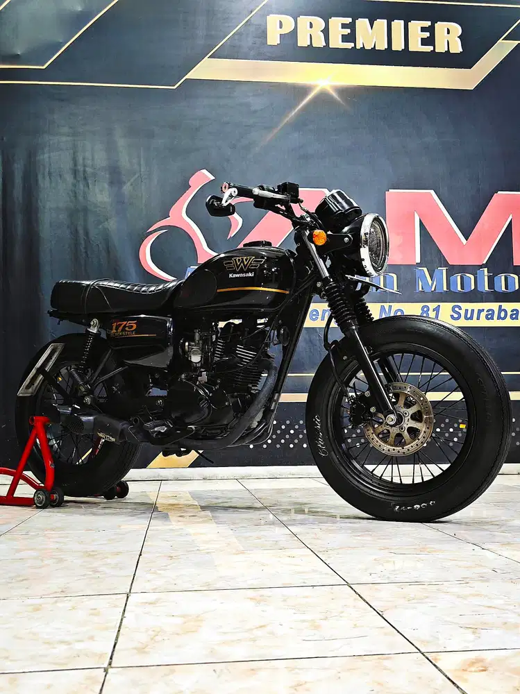 W175 Black Stayle racer gass tampil menawan .Anugerah motor rungkut