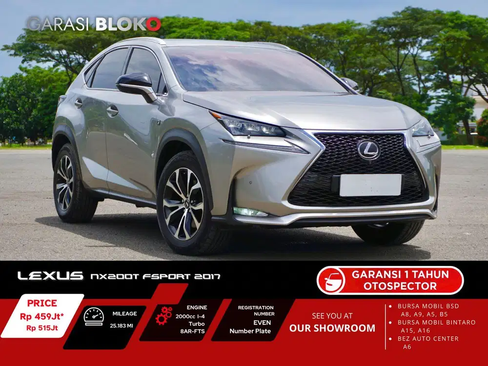 Lexus NX200t  F-Sport 2.0T 2017