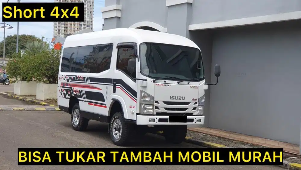 (4X4)ISUZU ELF MINIBUS NLR 4x4 2019 (NIK 2018)