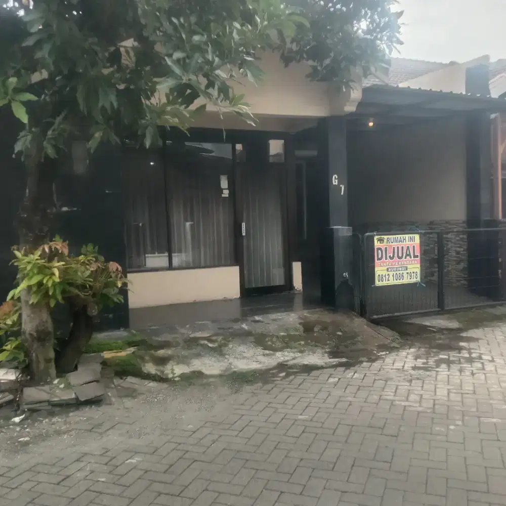 Jual rumah di lingkungan yg aman dan tenang di wilayah sepanjang