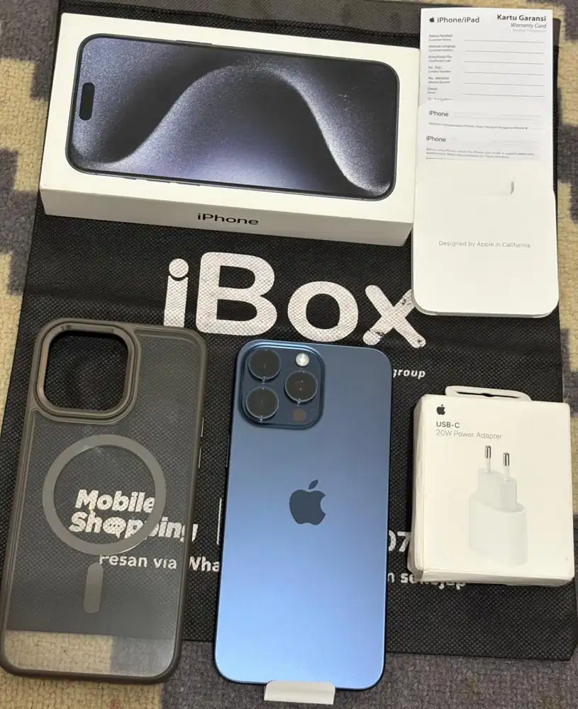 iPhone 15 Pro Max 256 iBox Fullset