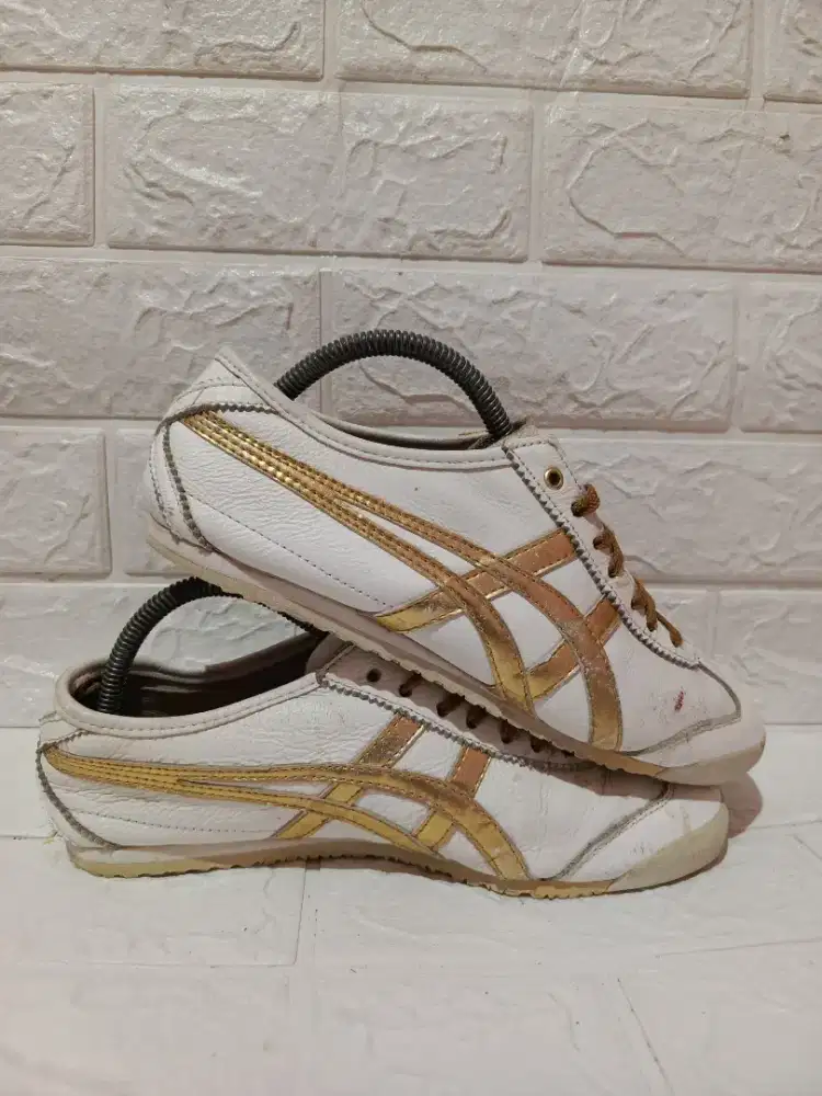 Onitsuka Tiger Mexico 66 Full leather white gold