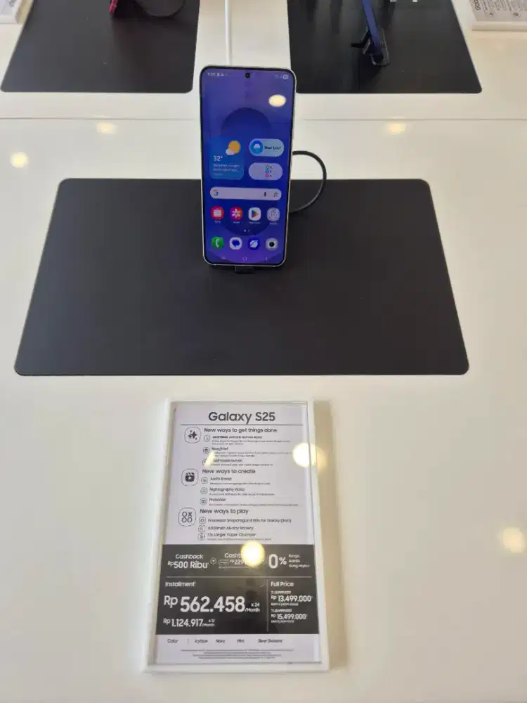 SAMSUNG S25 5G RAM 12 / 256 FREE TA25W+TUMBLER GARANSI RESMI SEIN 1TH