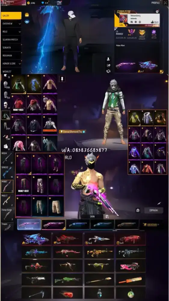 JUAL AKUN FF AMAN DAN TERPERCAYA