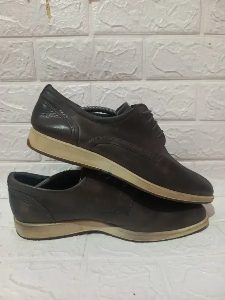 Ecco mens Jared Mahogany Oxford