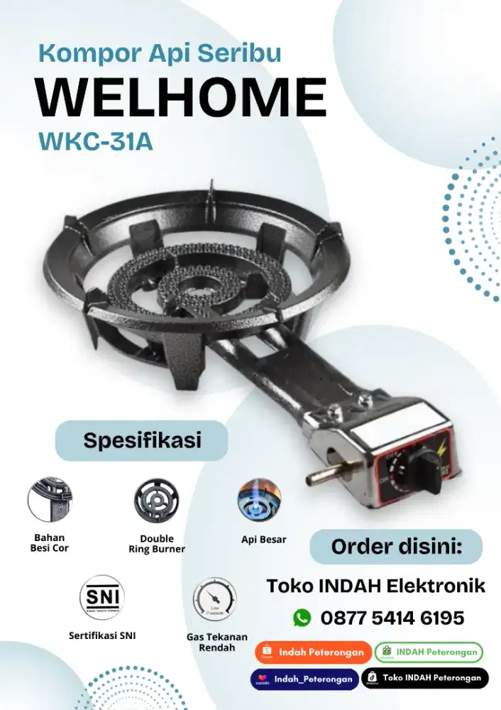 WELHOME KOMPOR GAS WKC 31A