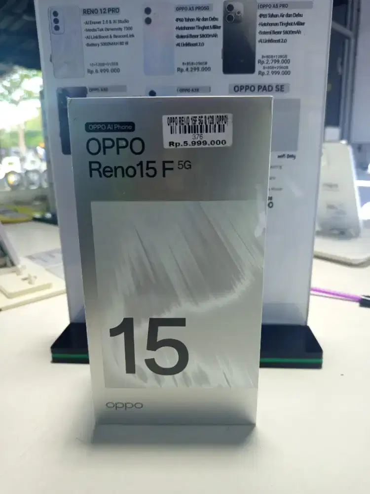 OPPO RENO 15F 8/128 GB READY STOCK DI ATLANTIS JEMPONG