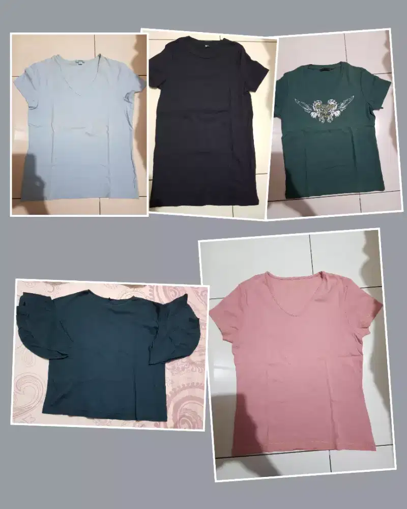 Atasan wanita uniqlo n bossini