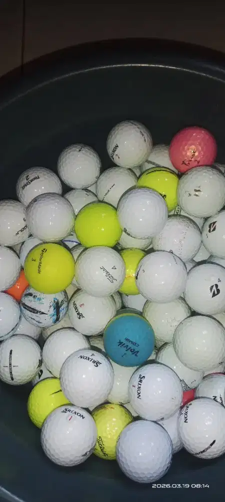 Bola golf second seperti baru