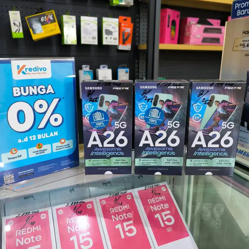PROMO CICILAN MURAH BUNGA RENDAH SAMSUNG GALAXY A26 5G BARANG BARU