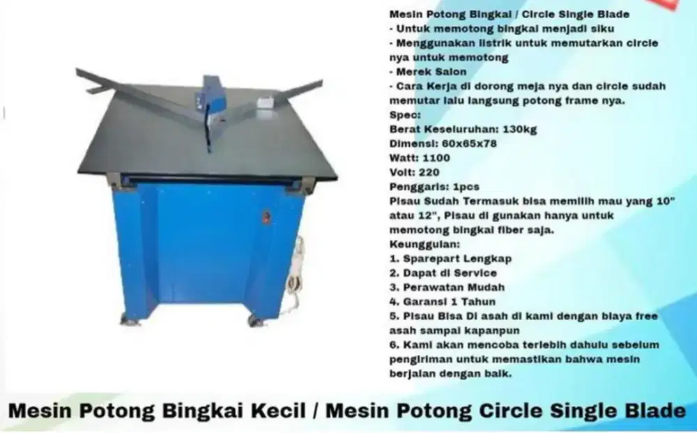 PELUANG USAHA – ALAT PRODUKSI FRAME