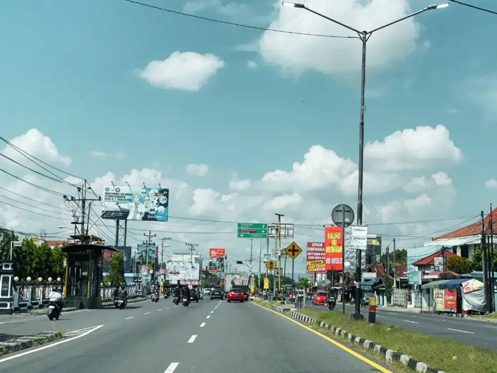 Tanah Hunian Komersil Pinggir Jalan 5 Menit Ringroad