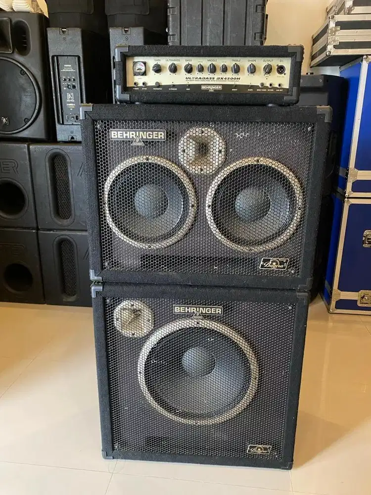 Amply bass double cabinet