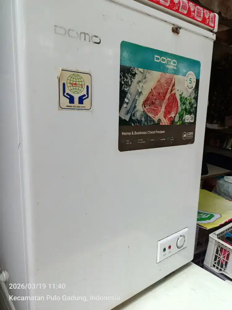 Frezer domo ORI siap pakai normal tinggal colok