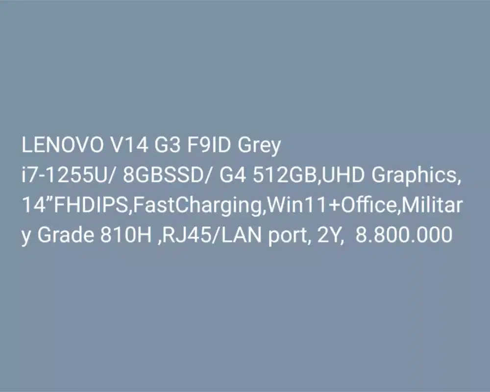 LENOVO V14 G3 F9ID