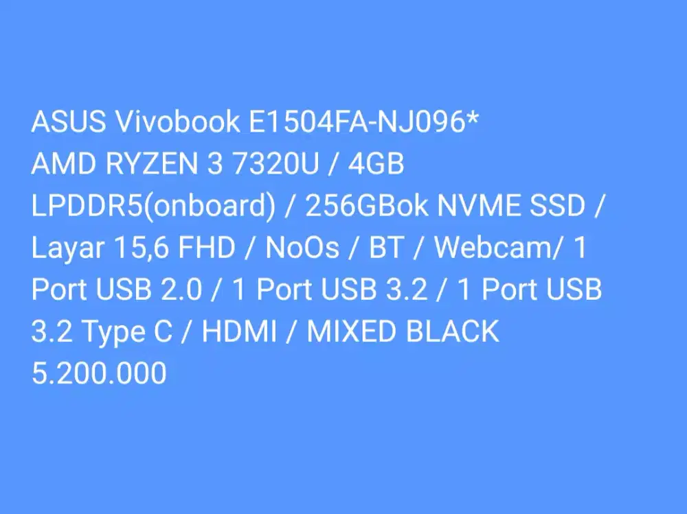 ASUS Vivobook E1504FA-NJ096