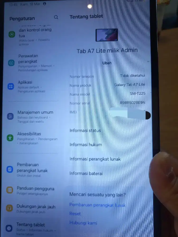 Samsung Tab A7 Lite Wifi Harapan Indah