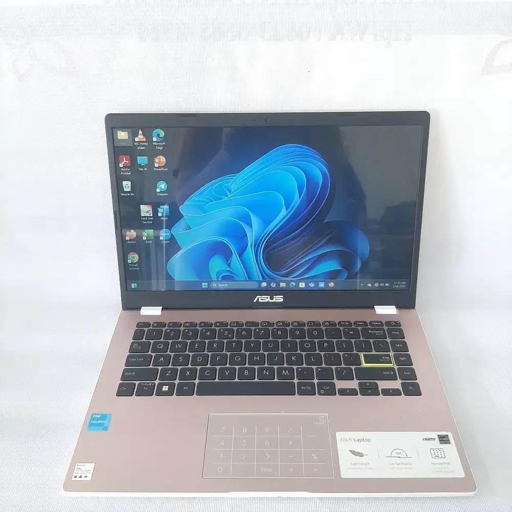 GRANSI 09 2026 ASUS VIVOBOOK E410K INTEL-N4500 RAM8GB NVME512GB BACKLI