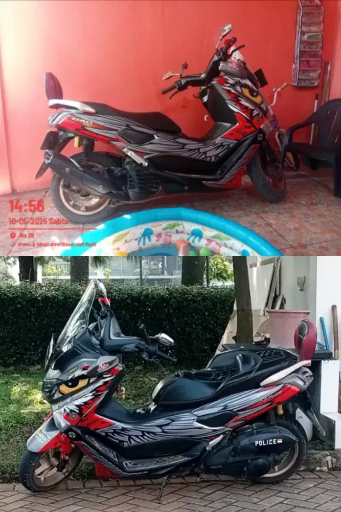 MOTOR YAMAHA NMAX OLD 2019 WARNA ABU-ABU.