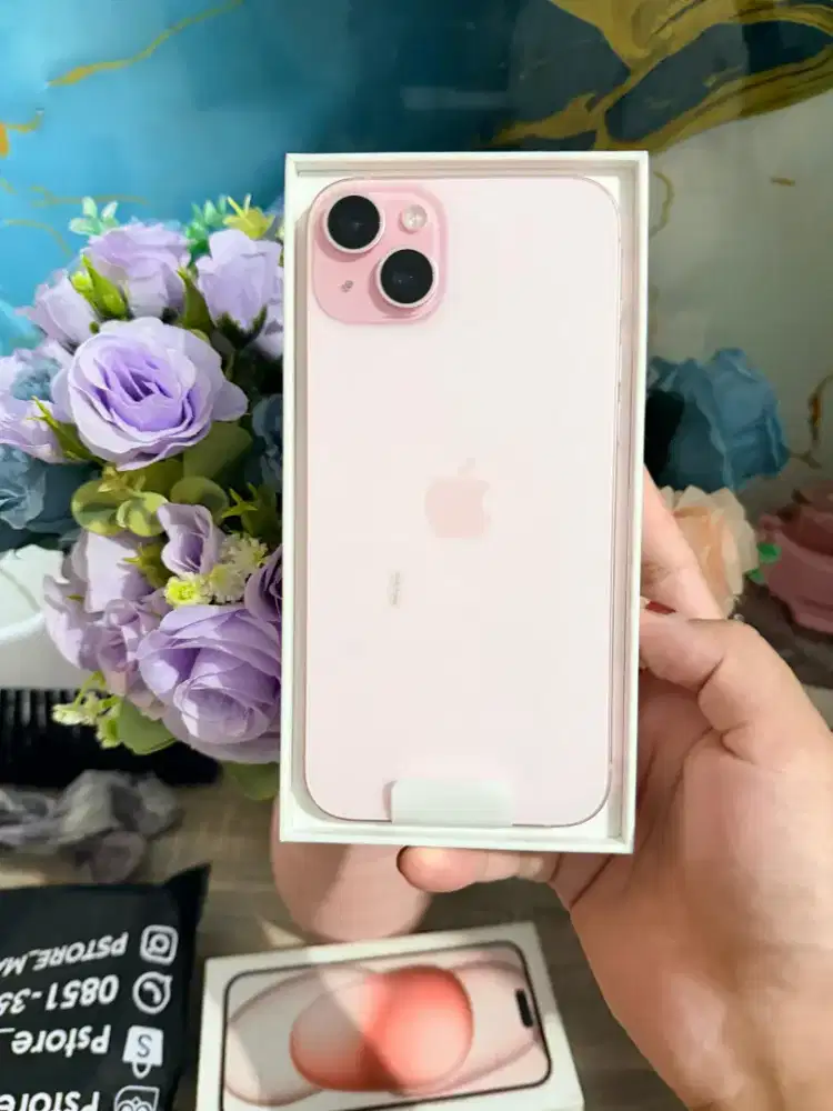 Iphone 15 plus second rasa baru belum ada lecet