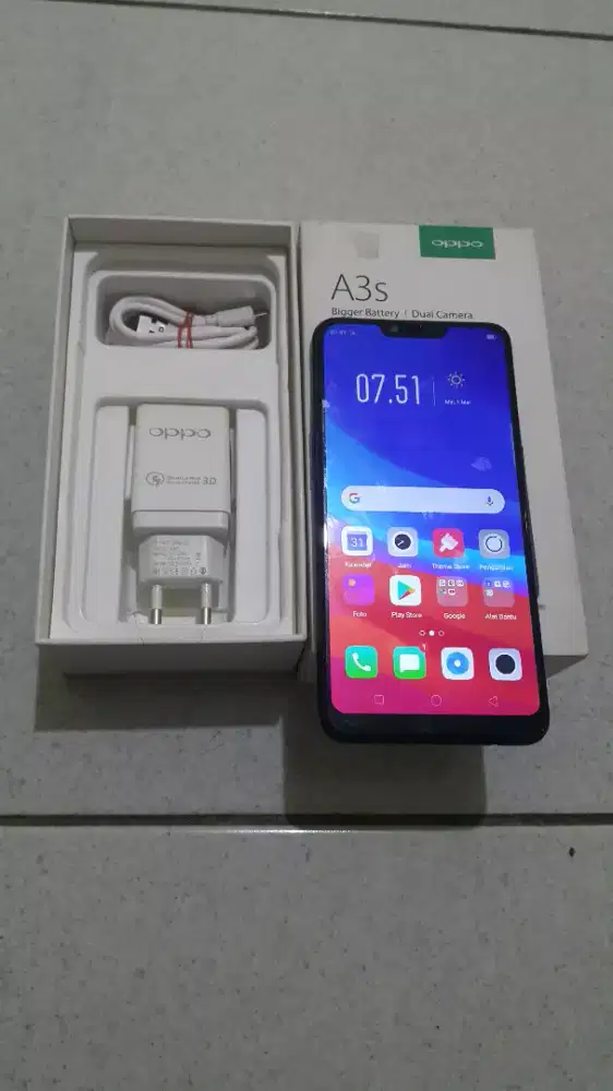 OPPO A3s Ram 6/128GB fulset