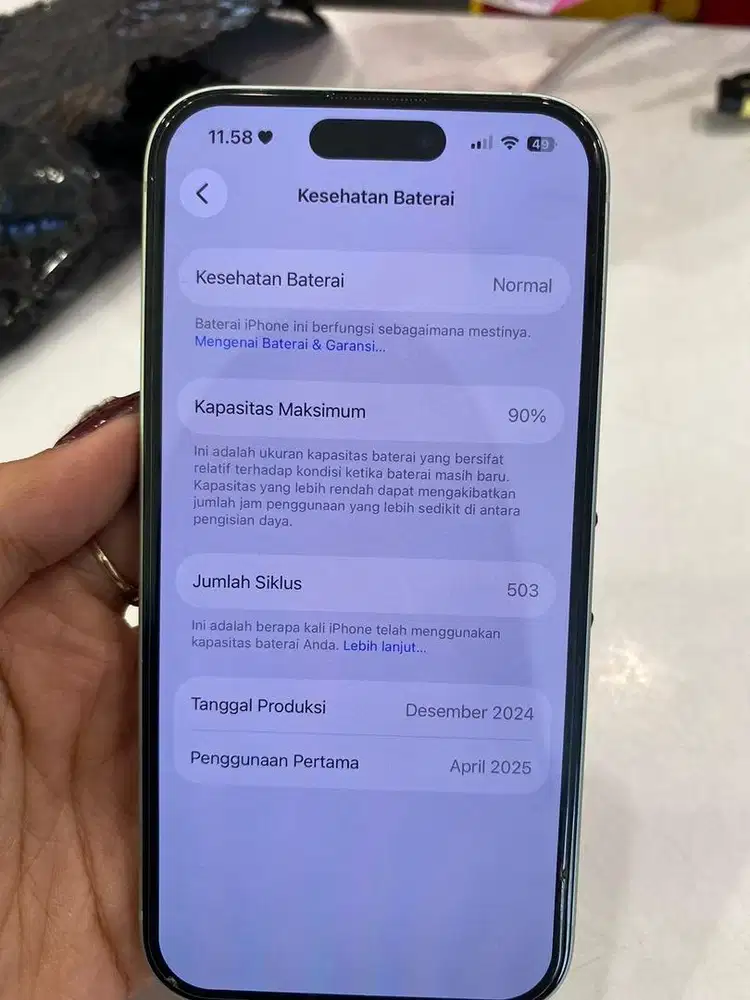 Ip15 128 ibox , mulus no minus . Bh90%