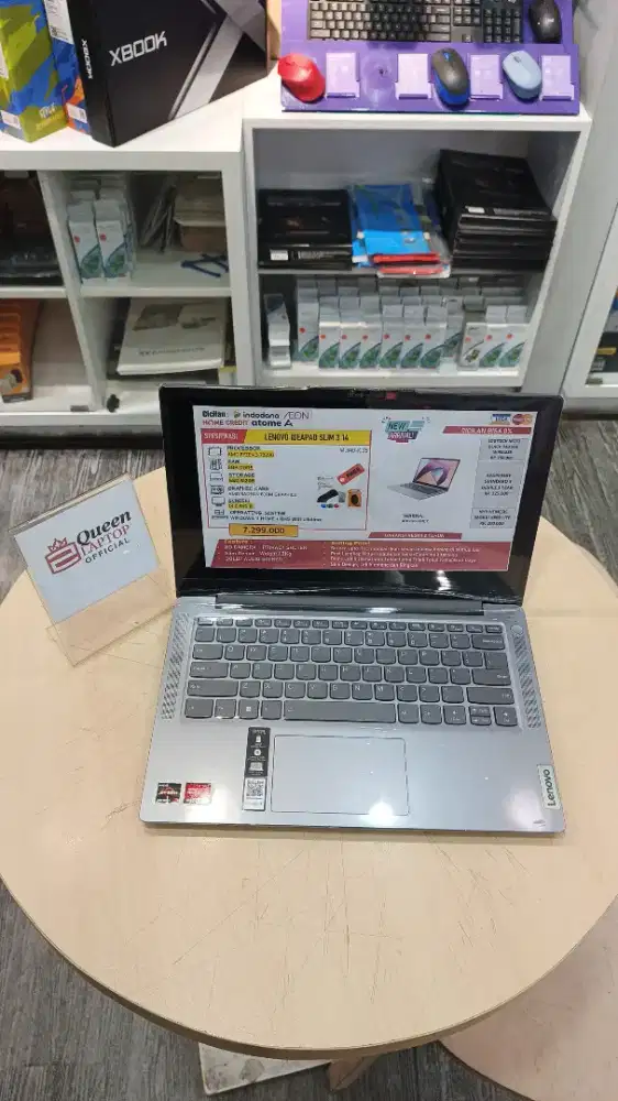 Lenovo Ideapad Slim 3 14 8GBDDR5 512GBNVME GPU RADEON610M GREY +bonus