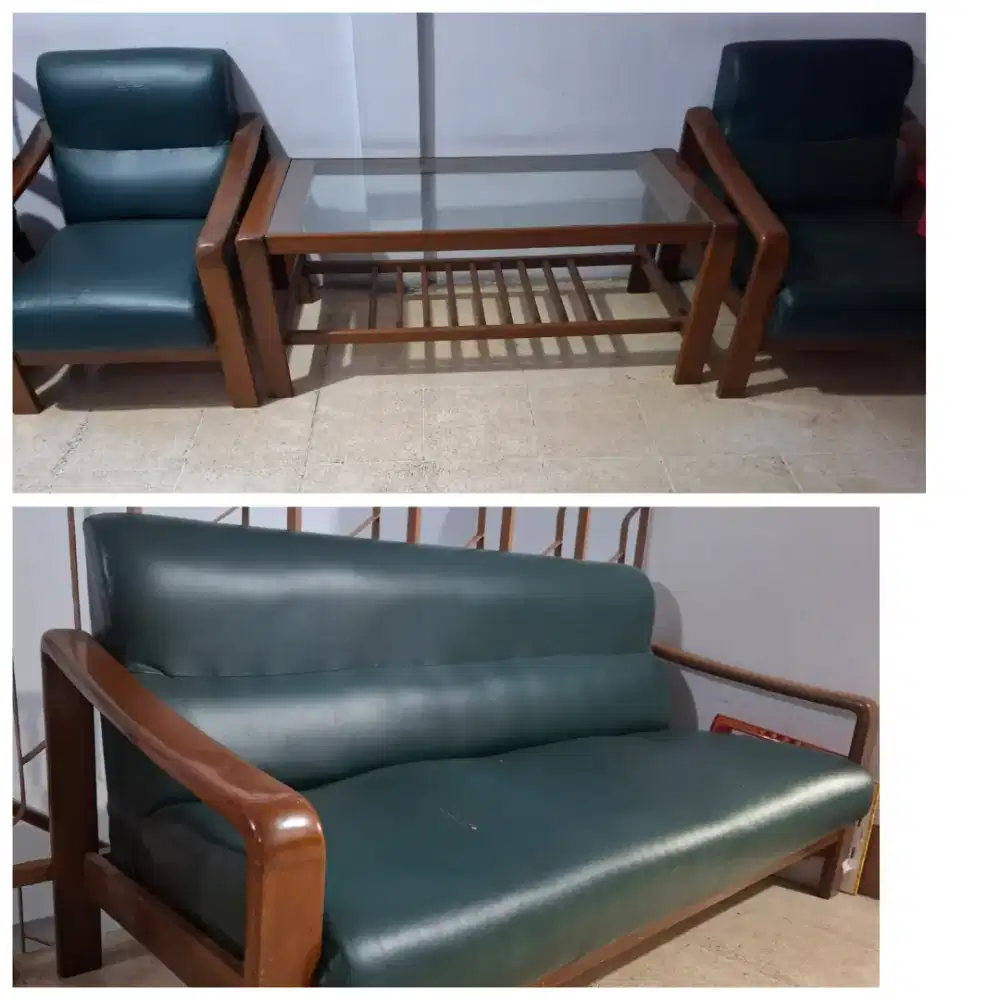 Sofa kayu jati asli