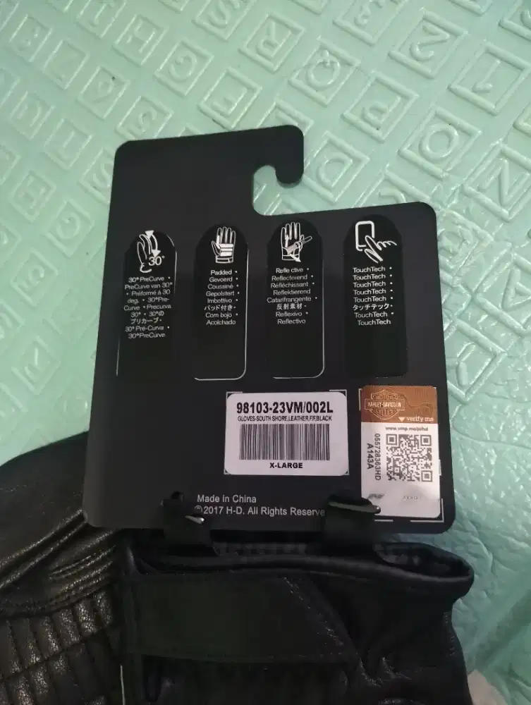 Sarung tangan motor Harley Davidson