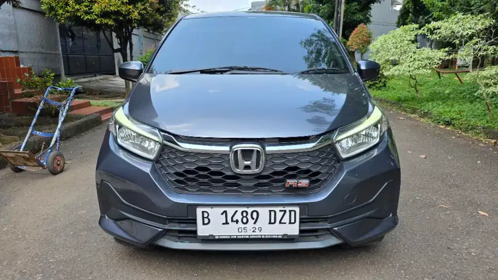 (Harga cash) km 17rb Honda brio e matic 2024 at dijual cepat